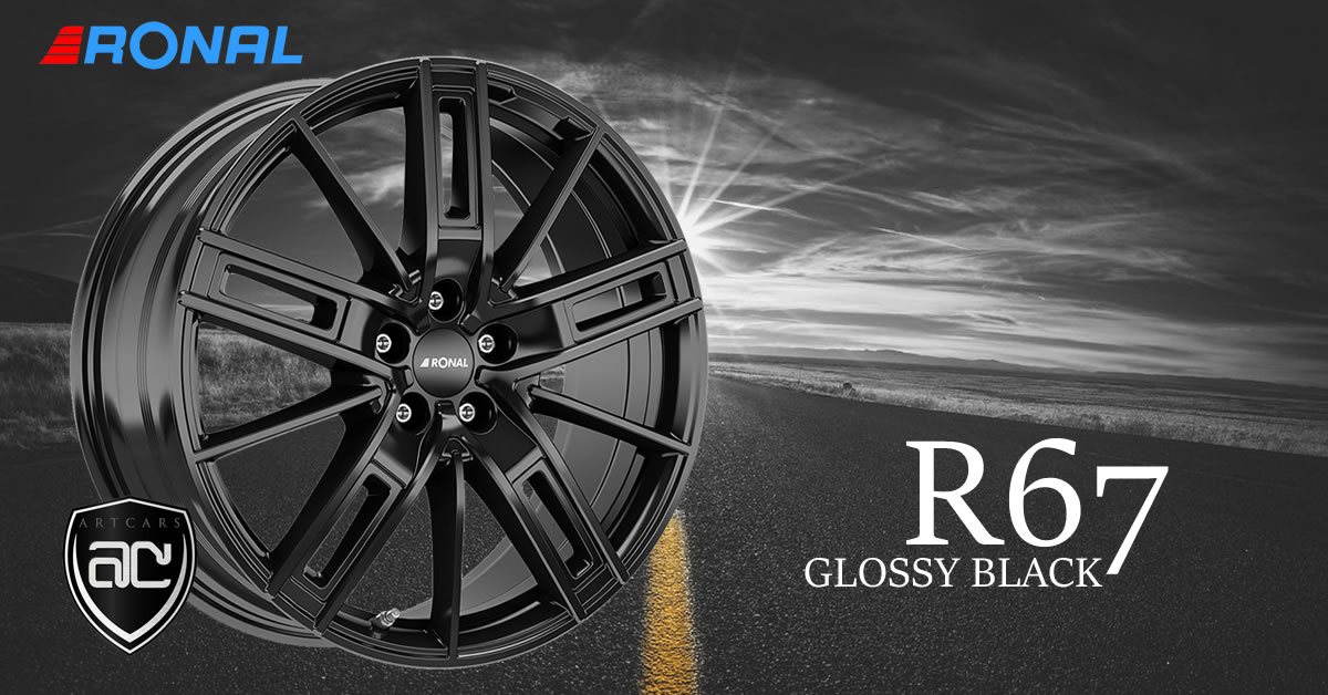 Ronal R67 Black Glossy