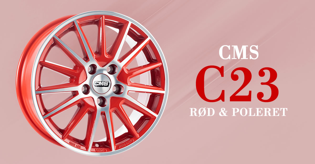 CMS C23 Rød og Poleret