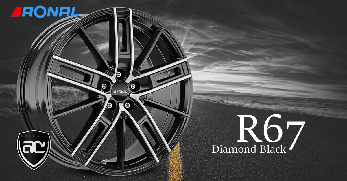 Ronal R67 Diamond Black