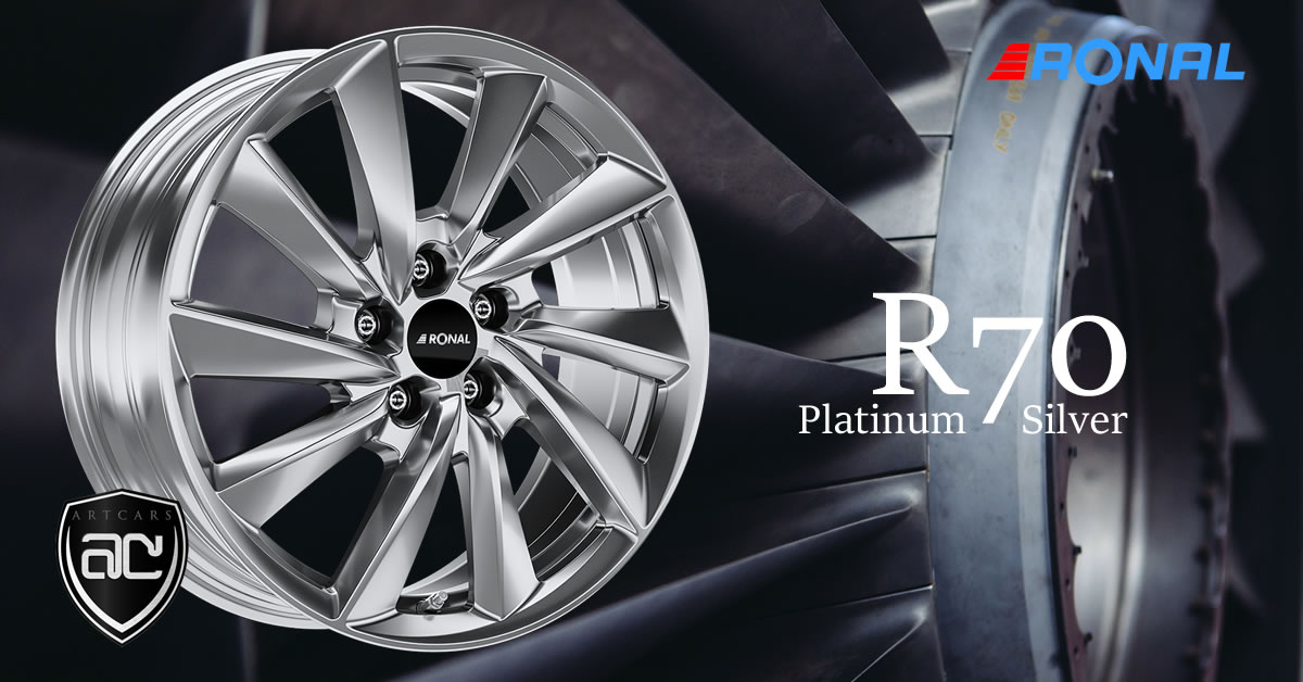 Ronal R70 Platinum Silver