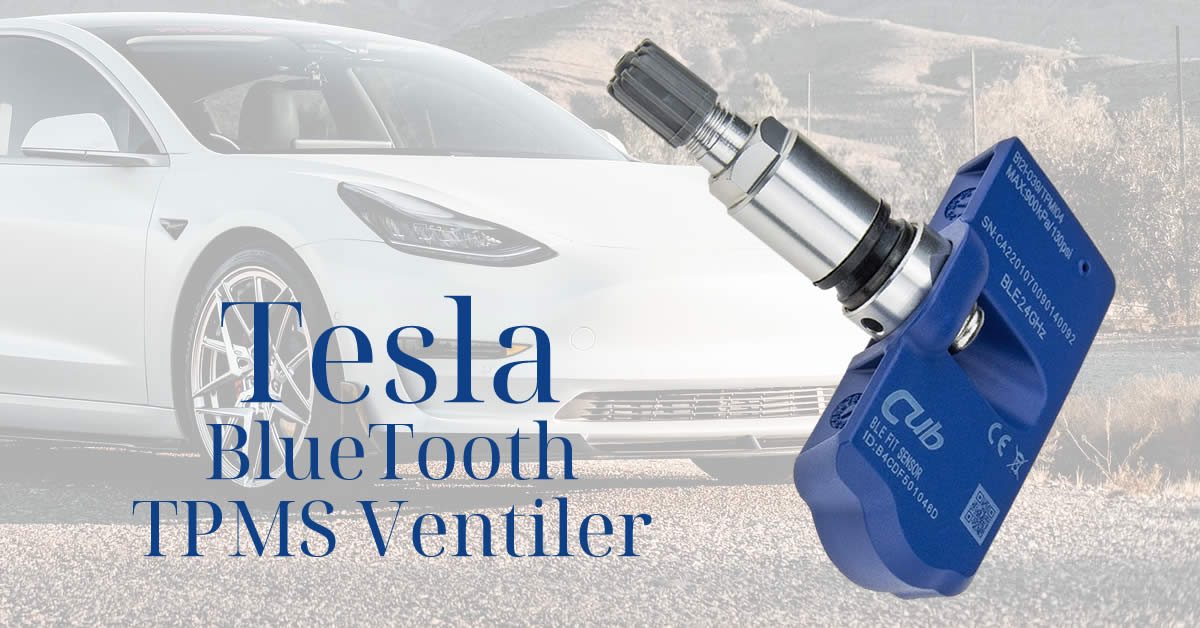 Tesla Bluetooth TPMS Ventiler